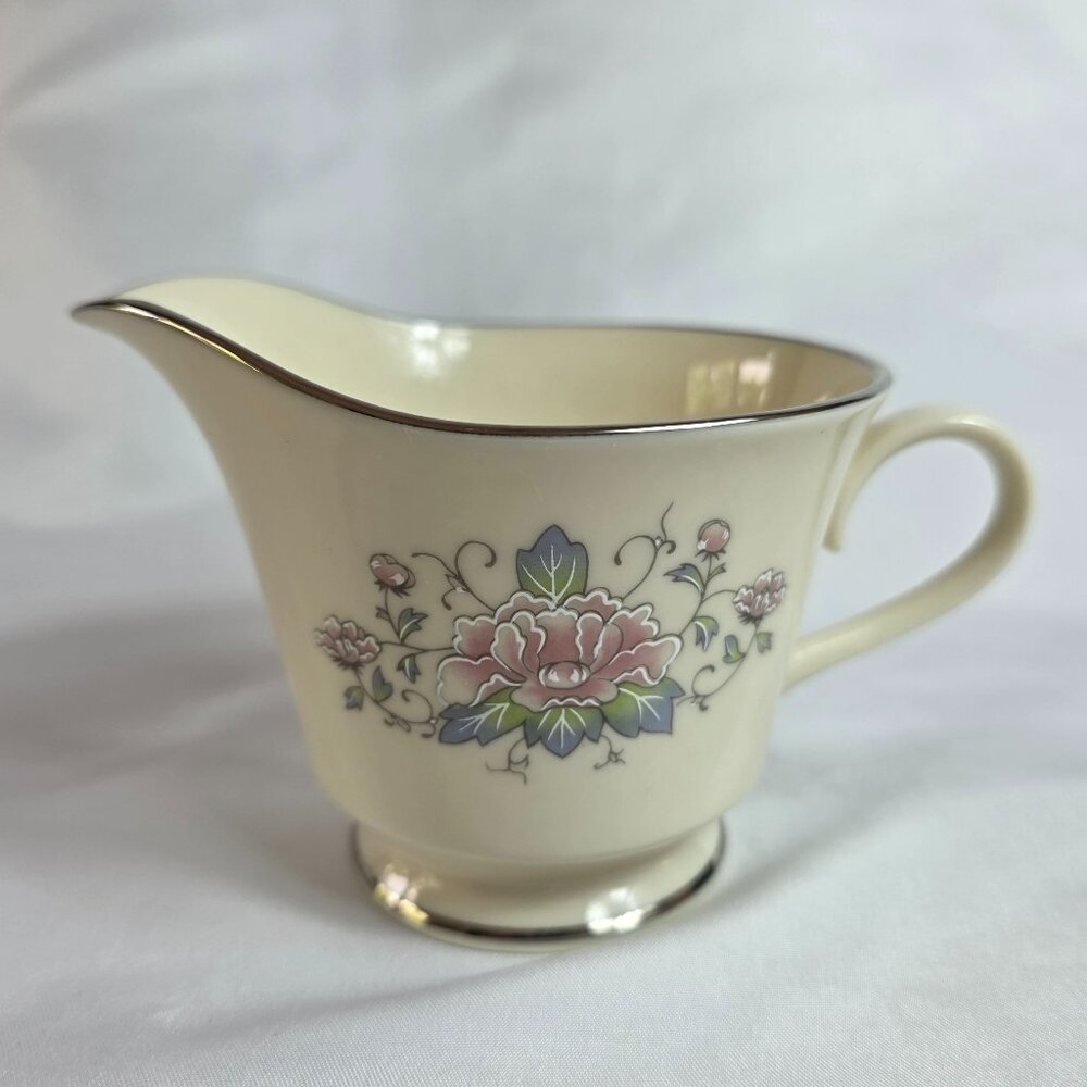 Lenox Charleston Creamer Pastel Floral Band Cosmopolitan Line